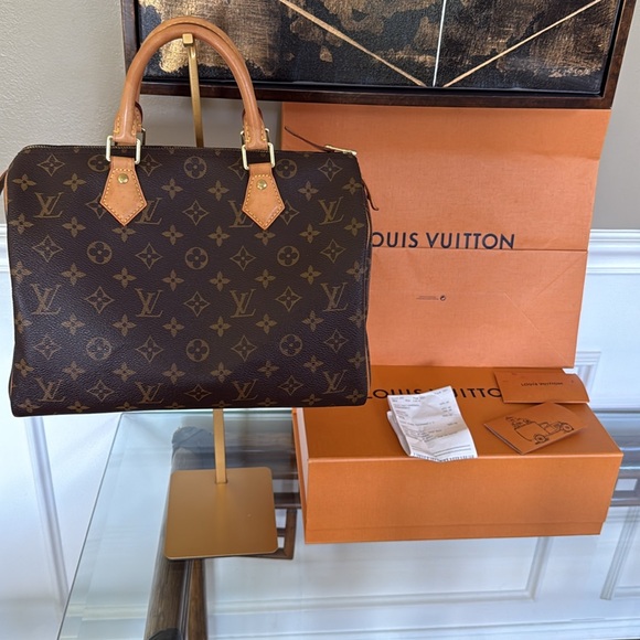 Louis Vuitton Speedy 25 Monogram Canvas Authentic - Picture 15 of 16